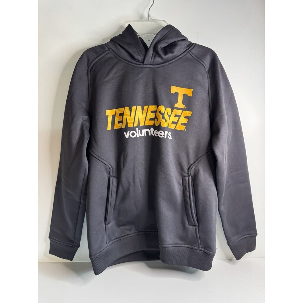 Tennessee Volunteers Youth Large 14/16 Genuine Stuff Grey Performance Hoodie